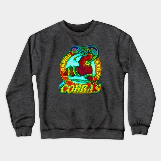 Empire State Cobras Roller Hockey Crewneck Sweatshirt by Kitta’s Shop